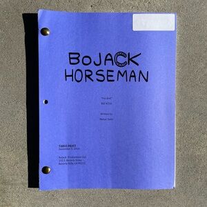 Bojack Horseman 2014 Yes And Episode Production Used Table Draft Script SEASON 2